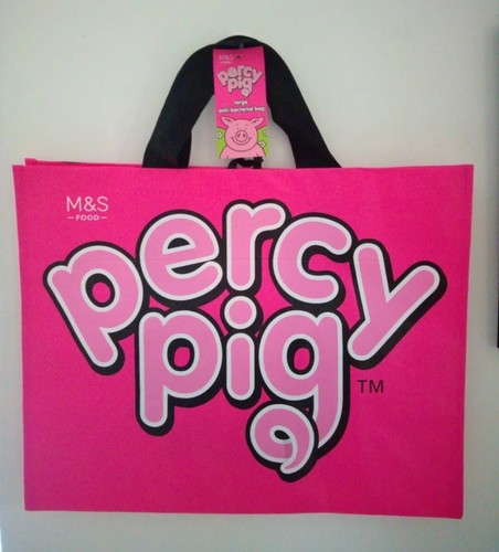 Percy pig shopping bag - percy,