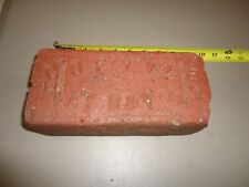 Antique street paving brick Block B & T BRICK CO. CO VIT F ' Y ' V'LE