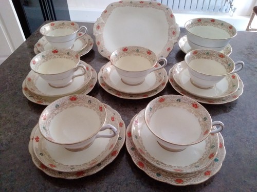 Vintage fine bone china - , teaset