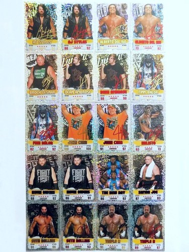 Wwe topps slam attax takeover - wwe,