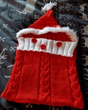 Hand Knitted Baby Blankets x 2