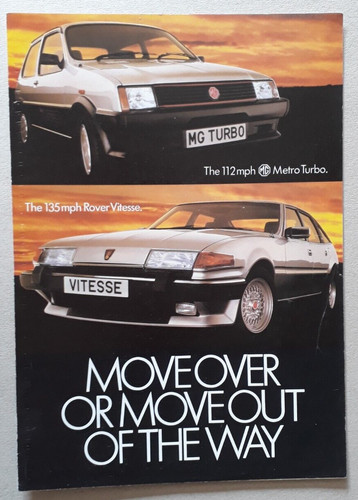 Rover vitesse metro turbo - mg,