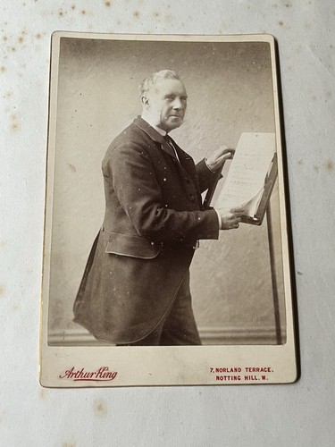 Antique cabinet card arthur - antique,