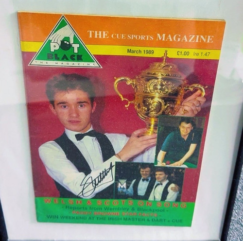 Stephen hendry signed pot - hendry,