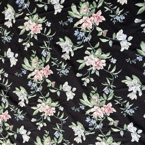 Vintage sanderson fabric black - vintage,
