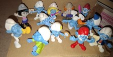 SMURFS - A collection of 13 Smurfs highly collectable