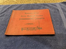 TRU-WAY 1969 BODY FRAME CHARTS