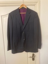 Canali 2pc suit - dark grey - jacket and trousers size 52 R pure wool
