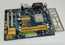 Gigabyte GA-G31M-ES2L REV: 1.0 Socket 775 (LGA775) Motherboard and Back Plate