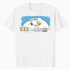 Peanuts Snoopy Woodstock Scouts Adventure Leader Retro Official Men's T-Shirt