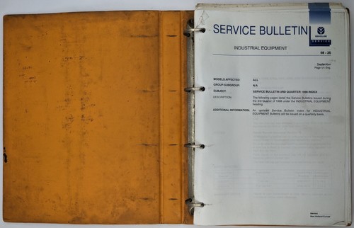 New holland service bulletin - new,