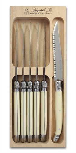 Laguiole steak knife set - steak,