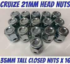 Alloy Wheel Nuts 21mm Head x 10 M12x1.5 Toyota FJ Cruiser Fortuner Gaia Granvia