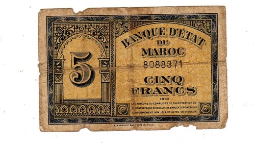 Banque etat maroc morocco - de,
