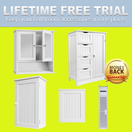 Bathroom storage cabinet floor - storage,