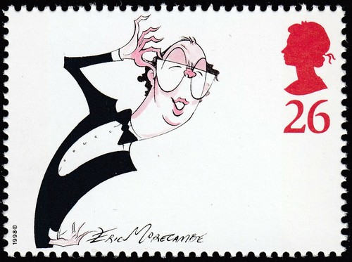 Eric morecambe caricature - morecambe,