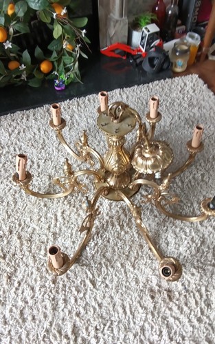 Chandelier arm ornate - chandelier,