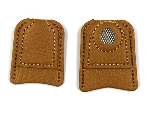 New leather thimbles for hand - new,