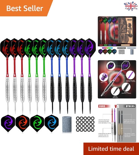 Pack professional darts set - 12,