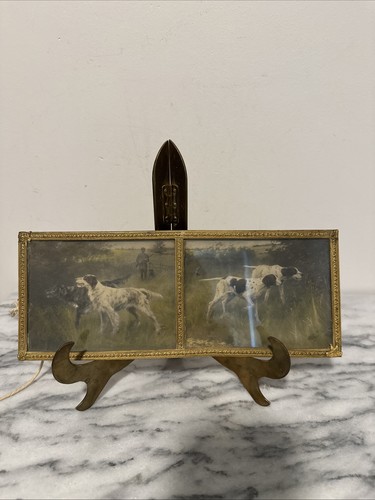 Antique hunting pointer dogs - antique,