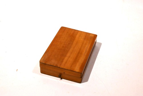 Antique wooden pocket watch