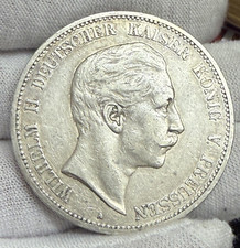 1903 German States PRUSSIA 5 Mark Wilhelm II silver .900 28g KM# 526