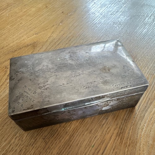 George unite silver box - george, 1925