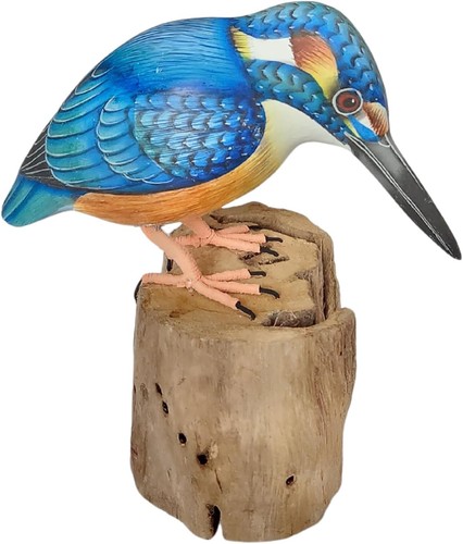 Hand carved wooden bird - wooden,