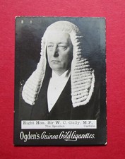 OGDENS GUINEA GOLD 1901 ANTIQUE CIGARETTE CARD BRITISH M.P's SIR  W. C GULLY M.P