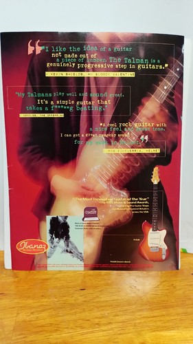 Ibanez talman guitar print - talman, ad