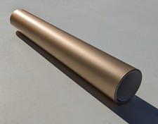 Satin Chrome Matt Gold Vinyl