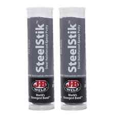 2x Steelstik 900 PSI By JB Weld Steel Reinforced Epoxy Putty Cures In 1 Hour