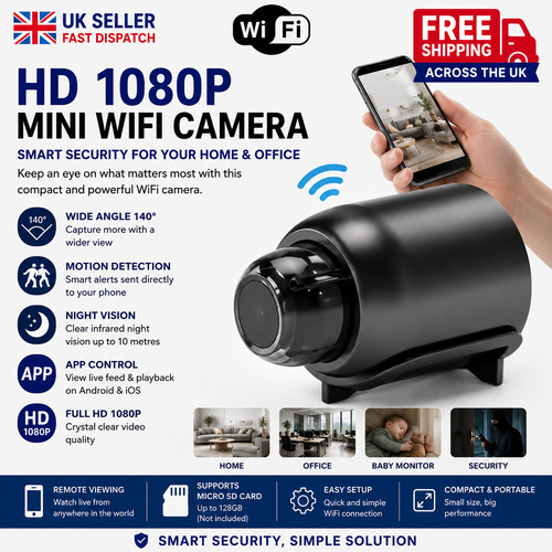 1080p mini camera - camera, wireless