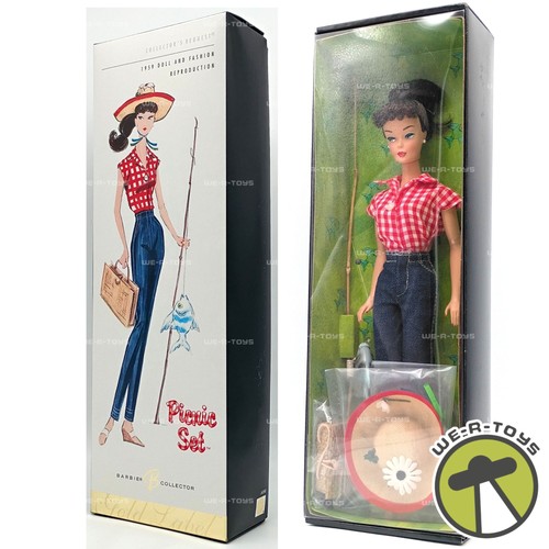 Picnic set barbie doll gold - picnic,