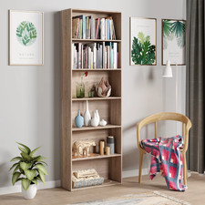 Bookcase Shelving Unit Tall 6