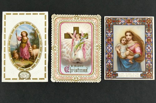 Antique cards scraps - cards,