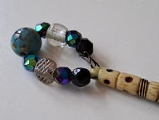 ANTIQUE BONE LACE BOBBIN WITH