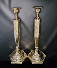 Pair Of Vintage Brass