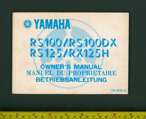 Yamaha rs100 rs100dx - rs100, rs125