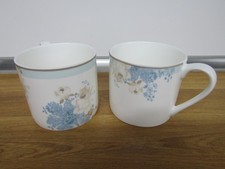 Pair of Laura Ashley Mugs Rose