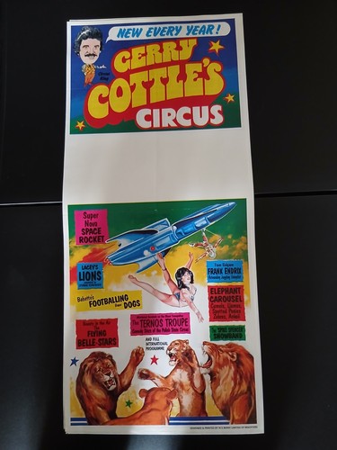 Gerry cottles circus poster - gerry,