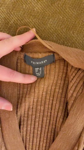 Primark brown ribbed - primark,