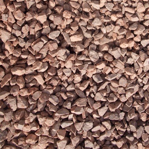 Red flame gravel - red,