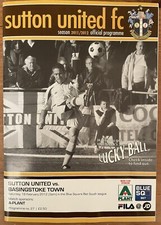 Sutton United v Basingstoke Town 18 Feb 2012 at Borough Sports Ground