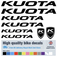 Kuota New bike decals labels