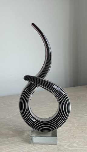 Murano style art glass twisted - murano,