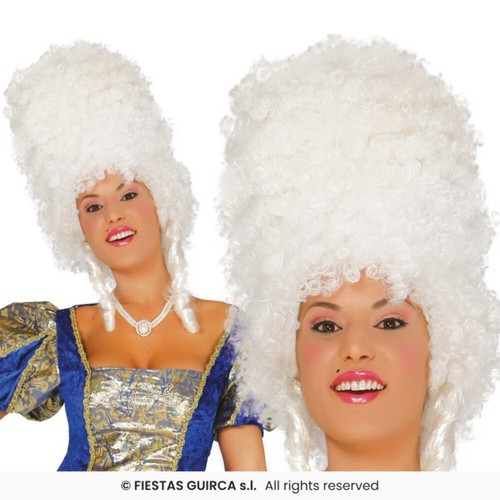 White beehive wig marie - beehive,