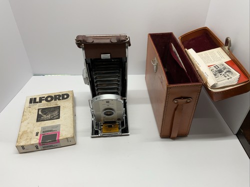 Polaroid land camera tan - polaroid, sx-70