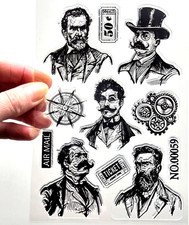 Clear Stamps VINTAGE MAN