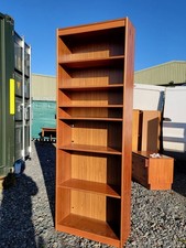 Tall Danish Teak Bookcase –